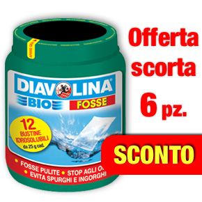 BIO FOSSE BUSTINE IDROSOLUBILI - DIAVOLINA SHOP