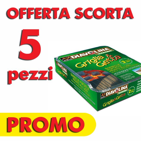 Promozione Barbecue Griglia & Getta