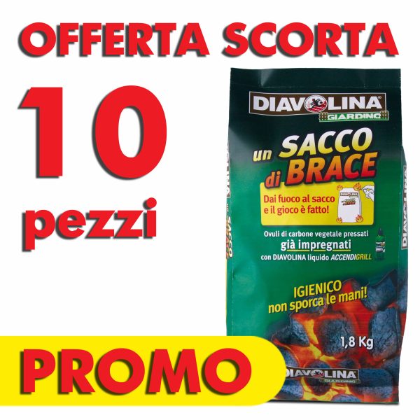 Promozione Sacco di Brace 10pz